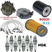 Tune Up Kit Filters Cap Wire Spark Plugs For CHEVROLET C20 V8 7.4L; GAS 1975
