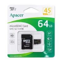 在飛比找有閑購物優惠-Apacer microSDXC 64G記憶卡(UHS-I 