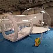 Transparent Dome Bubble House, Inflatable Bubble Camping Tent, Luxury Bubble Tent, Instant Pop-Up Tent Shelter, for Family Backyard Camping Stargazing