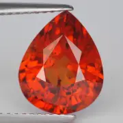5.07 Ct. Awesome Luster Spessartite Garnet Brilliant Cut WITH GLC CERTIFY