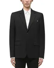 Helmut Lang Curve Classic Wool Blazer