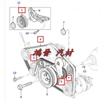 在飛比找蝦皮購物優惠-※鴻晉汽材※JAGUAR XF XE XJ 3.0 發電機皮