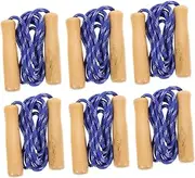 VANZACK 6Pcs Jump Rope for Durable Outdoor Skipping Rope for Physical Education and Fitness Activities Ergonomic Handle for Comfortable Use