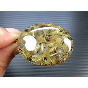 [Disk水晶][頂級收藏品]黃金板鈦晶墜(正18K金鑲框)AC-69(高39寬31厚12mm重24克)