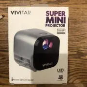 VIVITAR SUPER MINI PORTABLE PROJECTOR 1080P