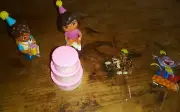 New nip decorator kit cake decorating Dora Explorer Go Diego Go cake topper set