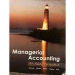 MANAGERIAL ACCOUNTING AN ASIAN PERSPECTIVE (成本會計）