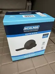 Schlage F40 LAT 622 - Lot of 4 - New In Boxes - Bed & Bath Privacy - Matte Black