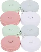 DOITOOL 8Pcs Mini Retractable Measuring Tape Soft Tape Measure for Body Sewing and Crafting Portable and Accurate with Markings for Home Office and School