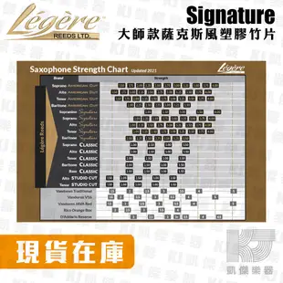 Legere reeds Soprano 高音 塑膠竹片 Signature 大師款 高音薩克斯風 合成竹片【凱傑樂器】