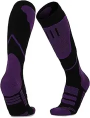 [Generic] Ski Socks Knee High Casual Boot Socks Hiking Socks Winter Snow d Thermal Socks Womens Mens for Skiing 333 E