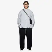 MKI Chunky Rib Knit Track Jacket