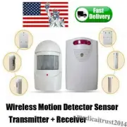 Wireless Motion Sensor Alarm PIR IR Driveway Home Security