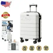 Durable 22x14x9 Carry-On Luggage - Stylish TSA Lock & 10- Quality Assurance