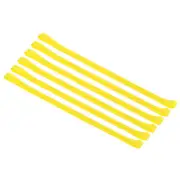 Towel Bands, 6 Pack 11.81x0.4 Inch Silicone Towel Chair Clips, Yellow