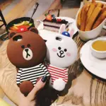 ❤️~怡媗小舖~❤韓國IPHONE6 I6PLUS I7 I7PLUS I8 I8PLUS IX立體條紋熊大兔兔手機殼