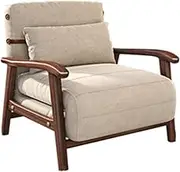 Sleeper Chair Convertible Sofa Bed Sleeper Chair, Folding Versatile Armchair, Adjustable Leisure Chaise, Lazy Bed Lounge Recliner for Home, Office Convertible(White)