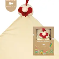 在飛比找momo購物網優惠-【Angel Dear】大頭動物嬰兒毛毯禮盒(小公雞)