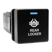 Hulk 4X4 Switch Push Button On/Off 12V Rear Locker to suit Isuzu D-Max, Mux, Bt-50 2020 On - HU1366BW-09