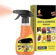 Glue Remover Spray | Adhesive Tape Remover 120ml | Multi-Functional Decal Stripper Tape Removal Spray for Metal Wood Glass Window Tiles Carpet Indoor Home Furniture Labels Floor Wallpaper