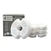 4PCS Fountain Filter Sponge Replacement Fountain Foam Filter L4U3