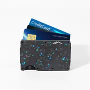 SWIG Minimalist Wallet Carbon Fibre Black Blue