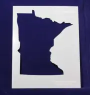 State of Minnesota Stencil -14 mil Mylar Painting/Crafts