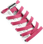 [VICT POPU] Elastic Shoe Laces for Adults Kids,Shoe Laces Tieless with Metal Buckles,No Tie Shoe Laces