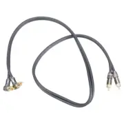 Stereo Double End 2RCA Cable Aux Cord Two End 2RCA Male Connectors Line