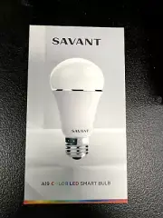 Savant A19 Color LED Smart Bulb Color changing Light Bulb New In Box