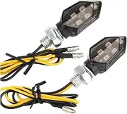 Motorcycle Indicators Turning For Y&amaha Motorbike Amber Blinker Strobe Lamp Motorcycle Turn Signal LED Lights Turn Signal Indicators Running