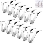 12 Pcs Tablecloth Clips,Stainless Steel Triangular Picnic Table Clips for Home,
