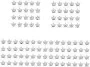 [WRITWAA] 5sets Star Badge Pin Set Star Badges Lapel Pins Shape Hat Decorative Party Supply 20pcs*5