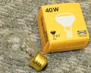 (1) - IKEA Light Bulb E17 40W 901.172.27