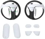 Soft Silicone Protective Case Cover Compatible with PSVR2 Sense Thumb Controller Grips，PSVR2 Controller Cover with Button Protection, Sweatproof & Washable