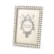Olivia Riegel Crystal & Pearl Frame, 5 x 7