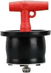 Scupper Plugs, Expansion Rubber Drain Plug with T Handle and Screw, Boat Pipe Hole Plug for 38-45 mm Scupper
