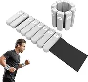 Wrist Ankle Weights - 2X Hand Weights For Women,Adjustable Silicone Wrist Strap Pilates Equipment Bracelet Suppor For Walking, Ballet, Fitness, Aerobics
