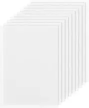 10 Pieces Self-Adhesive Fusible Fleece Iron-On Interfacing for Sewing - Double-Sided Adhesive Patches for Appliqué, Fabric, Bag Backing, Blanket, and Buckram Cloth