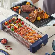 Bear Electric BBQ Grill, 2-In-1 Smokeless Electric Grill with Removable Grill...