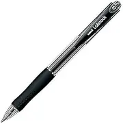 UNIBALL LAKNOCK SN100 0.7mm Retractable ballpoint pen - 1 DOZEN BLACK