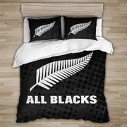 v4793 Bed Sheets ALL BLACKS DOONA COVER / COVER SET Bed Sheets IU4793