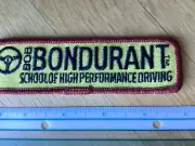 BONDURANT PATCH IRON OR SEW ON VINTAGE