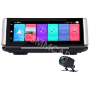 FHD Car Dashcam GPS Dual Lens Front Rear Cameras Video Recording Bluetooth FM (for: Fiat)