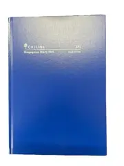 2025 Collins Kingsgrove Diary Everyday Page A5 Hardcover Diary Planner Blue