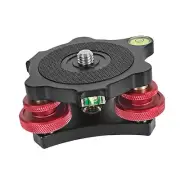 Tripod Head Leveling Base 3 Axis Level for Photography Tripod Leveler