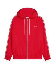 tracksuit jacket in double face jersey L Red