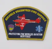 Airfield Volunteer Fire Service EMS UK United Kingdom London England Patch