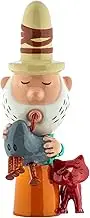 Alessi AGJ01 10 Eolo Figurine in Porcelain. Hand-Decorated. 3 inch.