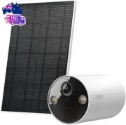Tapo Smart Home Solar-Powered Security Camera Kit, Wireless, 2K 3MP, IP65, Colou